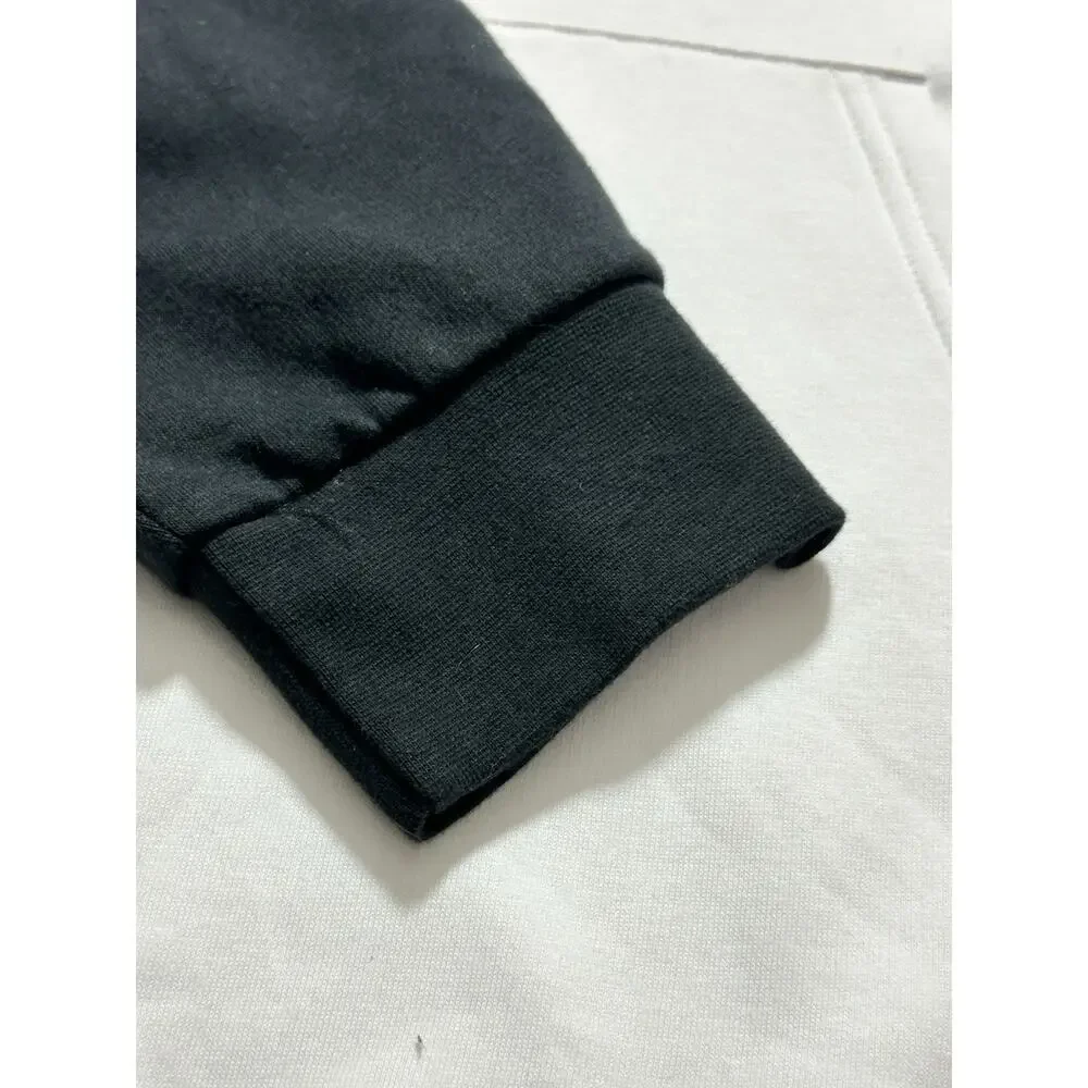 Adidas Big Spellout Colorblock Black & White Pullover Hoodie Sweatshirt 2XL NWT - Picture 7 of 10